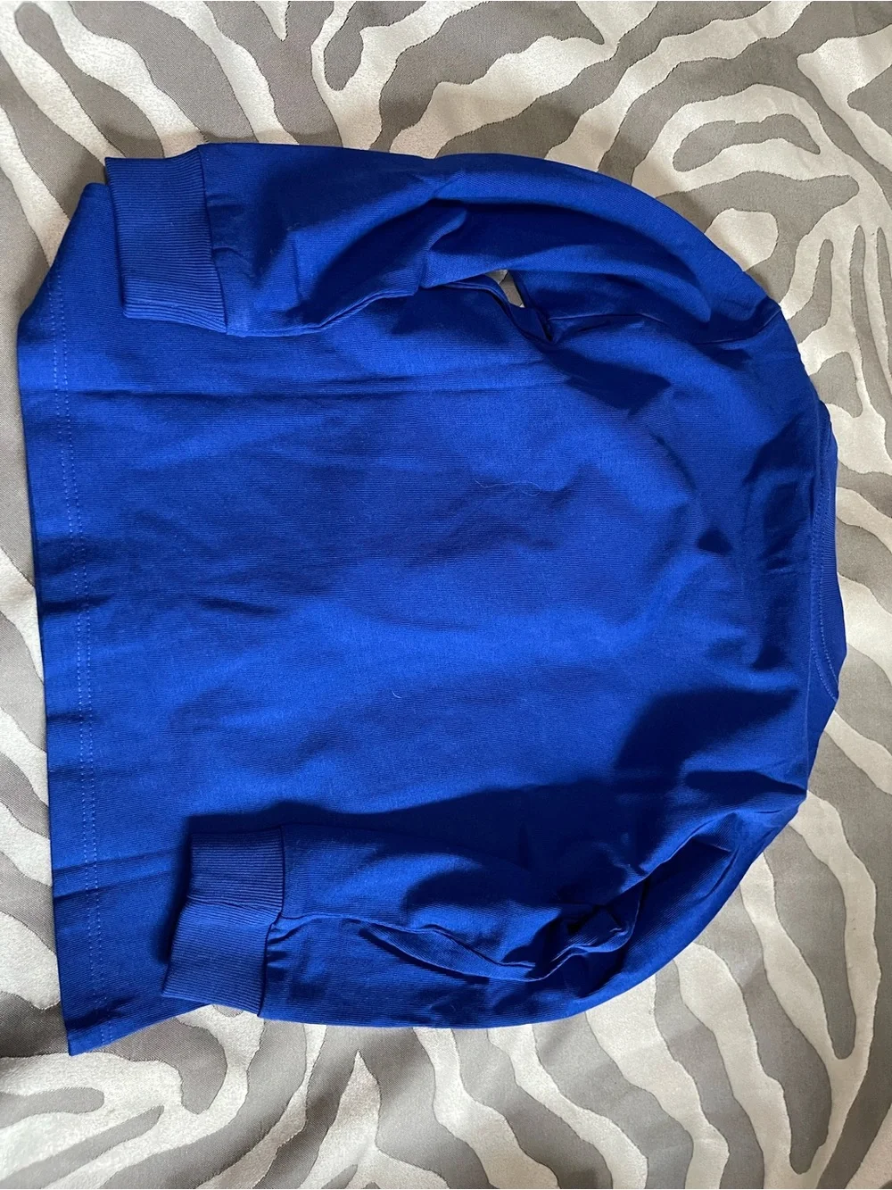 Ralph Lauren Toddler Long-Sleeve Tee in Royal Blue with Yellow Logo